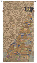 L'Attente Klimt a Droite Clair French Tapestry