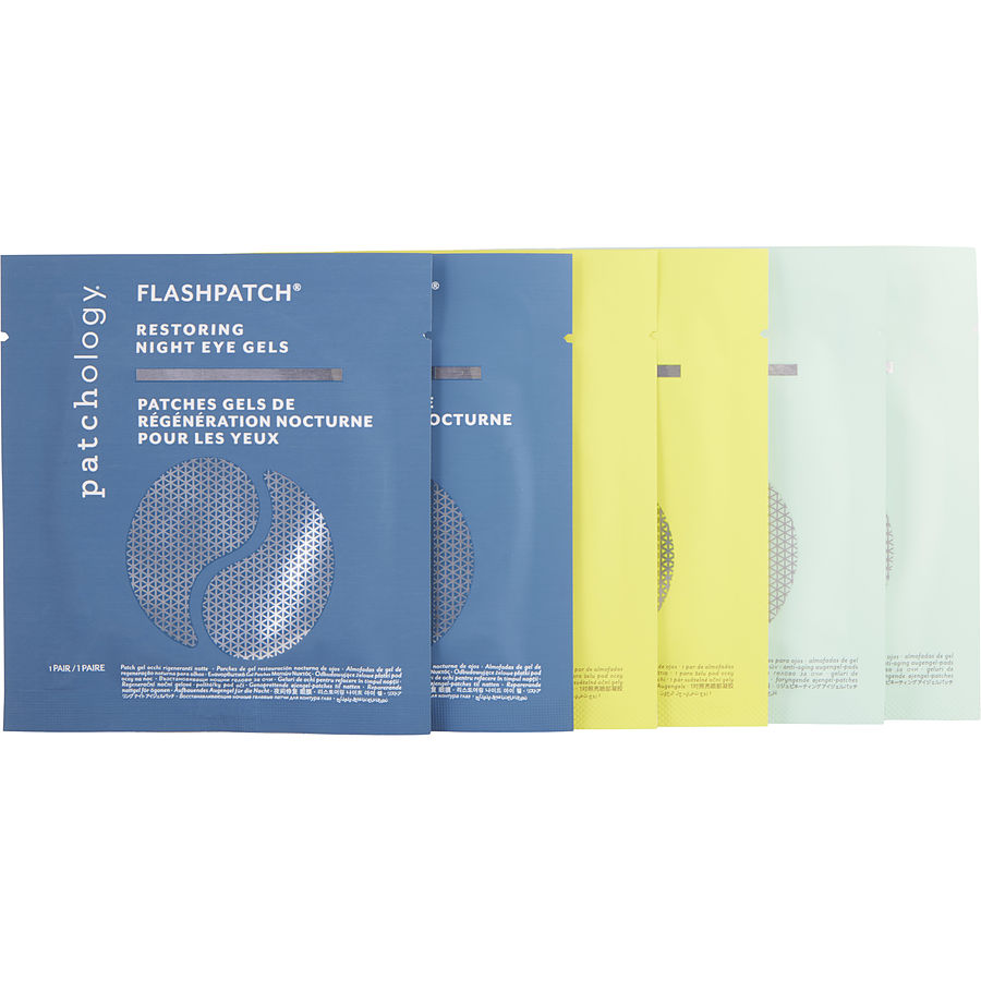 All Eyes On You Eye Perfecting Trio Kit: Flashpatch Rejuvenating Eye Gels X 2 + Flashpatch Illuminating Eye Gels X 2 + Flashpatch Restoring Night Eye Gels X 2 --6pcs