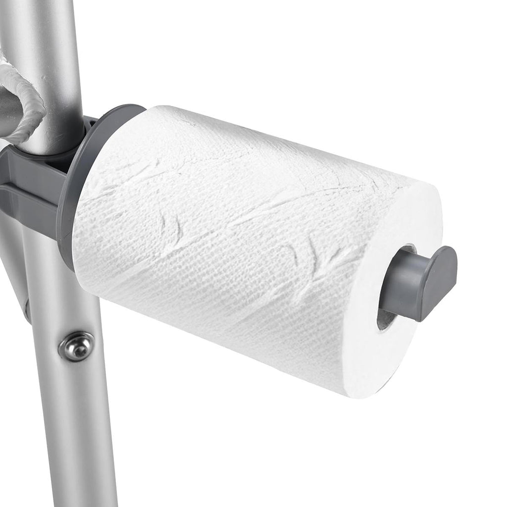 Yescom Raised Toilet Seat w/ Handles Height Adjustable Holds 375lbs