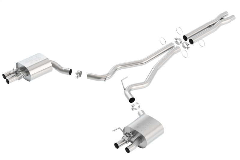 Borla 15-16 Ford Mustang Shelby GT350 5.2L ATAK Cat Back Exhaust (Uses Factory Valence) 140684