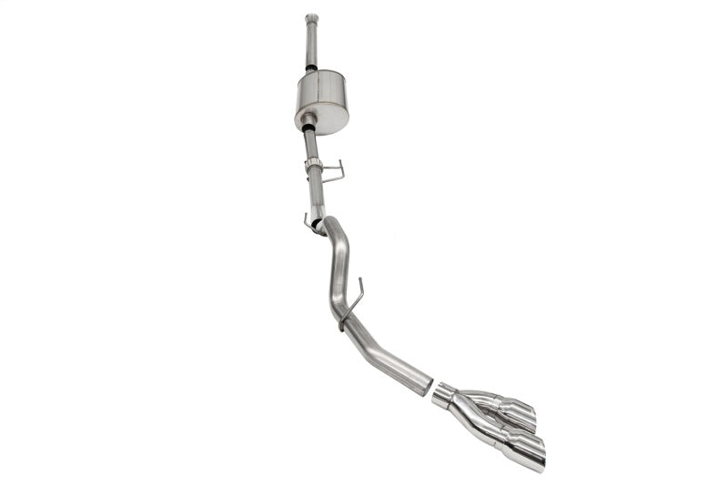 CORSA Performance Corsa 2021-2022 Ford F-150 SuperCrew/6.5in Bed 3.5L V6 Sport Cat-Back Single Side Exit-Polished 21169