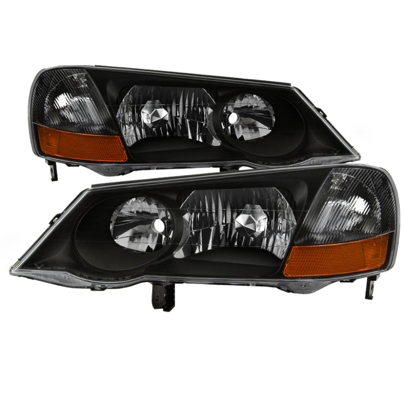 SPYDER xTune Acura TL 2002-2003 HID Model Only OEM Style headlights - Black HD-JH-ATL02-HID-BK 9036347