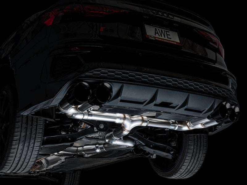 AWE Tuning AWE 22-24 Audi 8Y S3 Track Edition Exhaust  - Diamond Black Tips 3020-43897