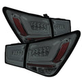 SPYDER Chevy Cruze 2011-2014 Light Bar LED Tail Lights Smoke ALT-YD-CCRZ11-LBLED-SM 5076632
