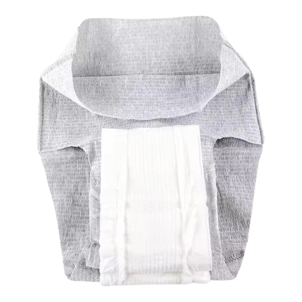 Nexwear Men's Pull-On Absorbent Underwear, Extra Large, Gray 205