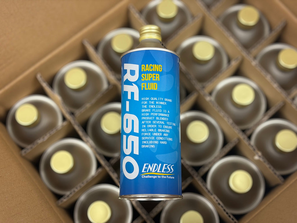 Endless RF‑650 Racing Brake Fluid 500 mL - 613°F Dry Boiling Point, Motorsport Grade RF650
