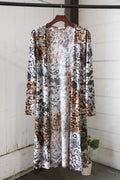 Animal Print Cardigan