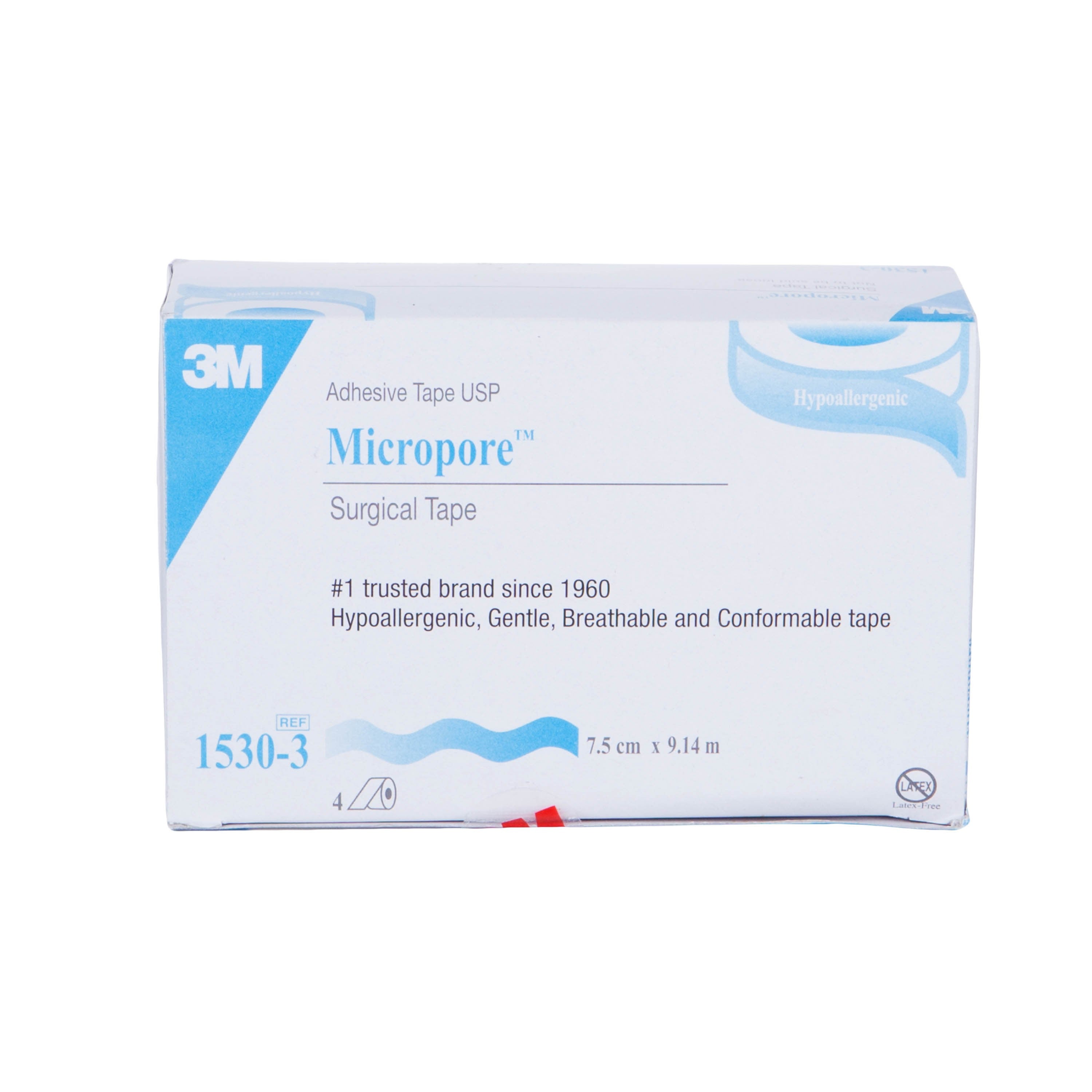 3M™ Micropore™ Standard Surgical Tape 3" x 10 Yards - 1530-3