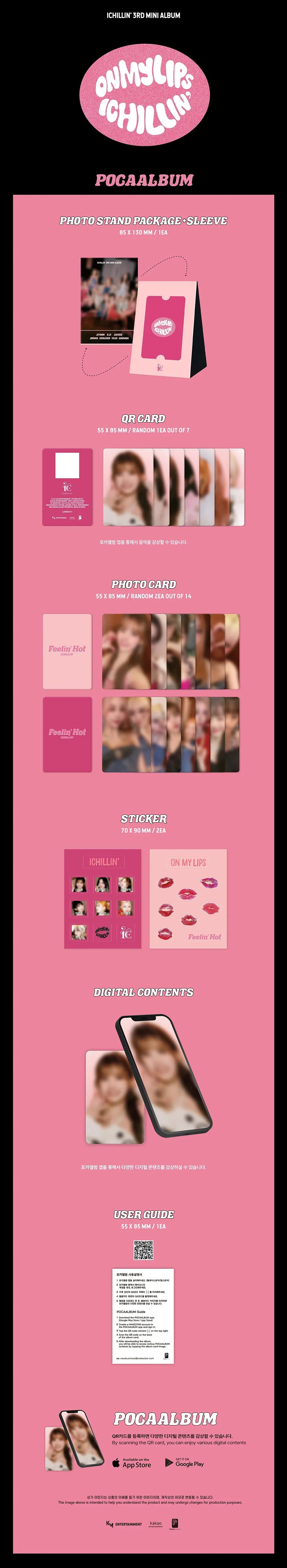 Ichillin 3rd Mini Album - Feelin' Hot (Poca Ver.)