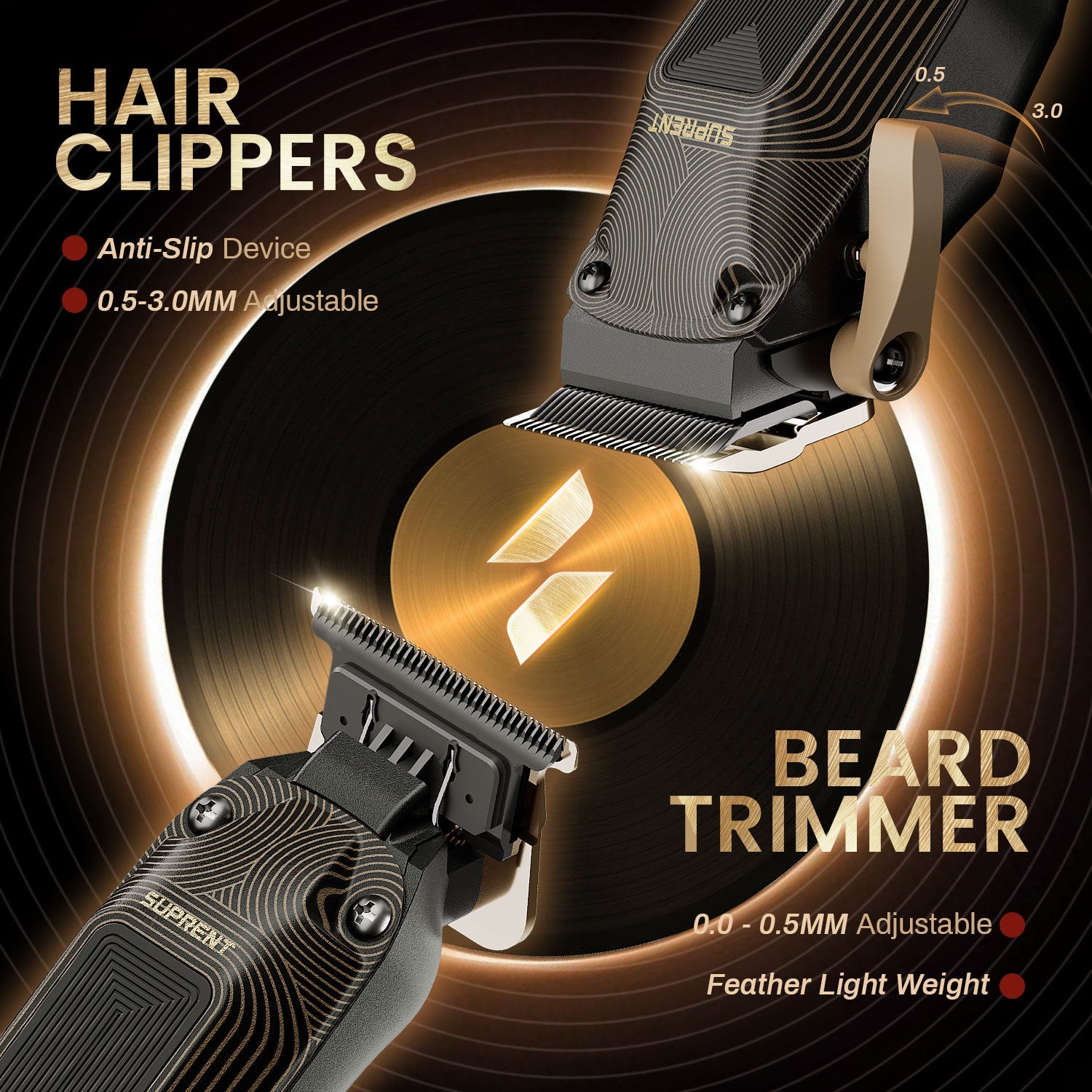 SUPRENT Ripple Clipper Trimmer Combo HC316BX