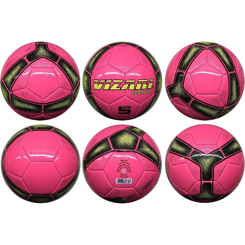 Vizari Cordoba USA Soccer Ball – Pink (Sizes 3, 4 & 5)
