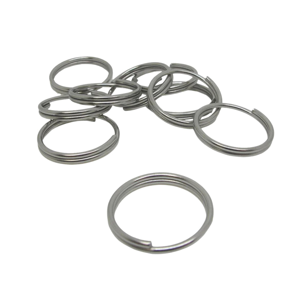 Scuba Diving 38mm Stainless Steel 2.3mm Split Ring for BCD attachment 10pc Pack