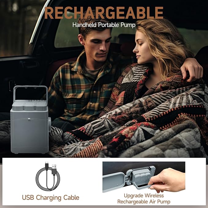 Umbrauto 5.5-6.5ft Built-in Pump Truck Bed Air Mattress 3.0