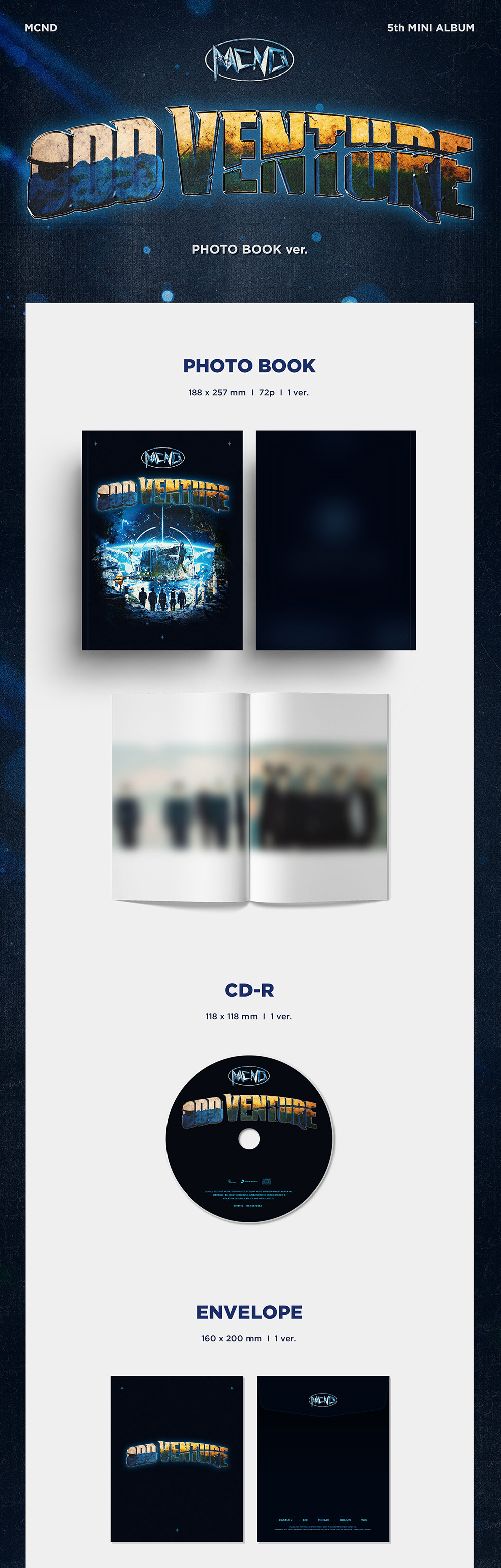 Mcnd 5th Mini Album - Odd Venture