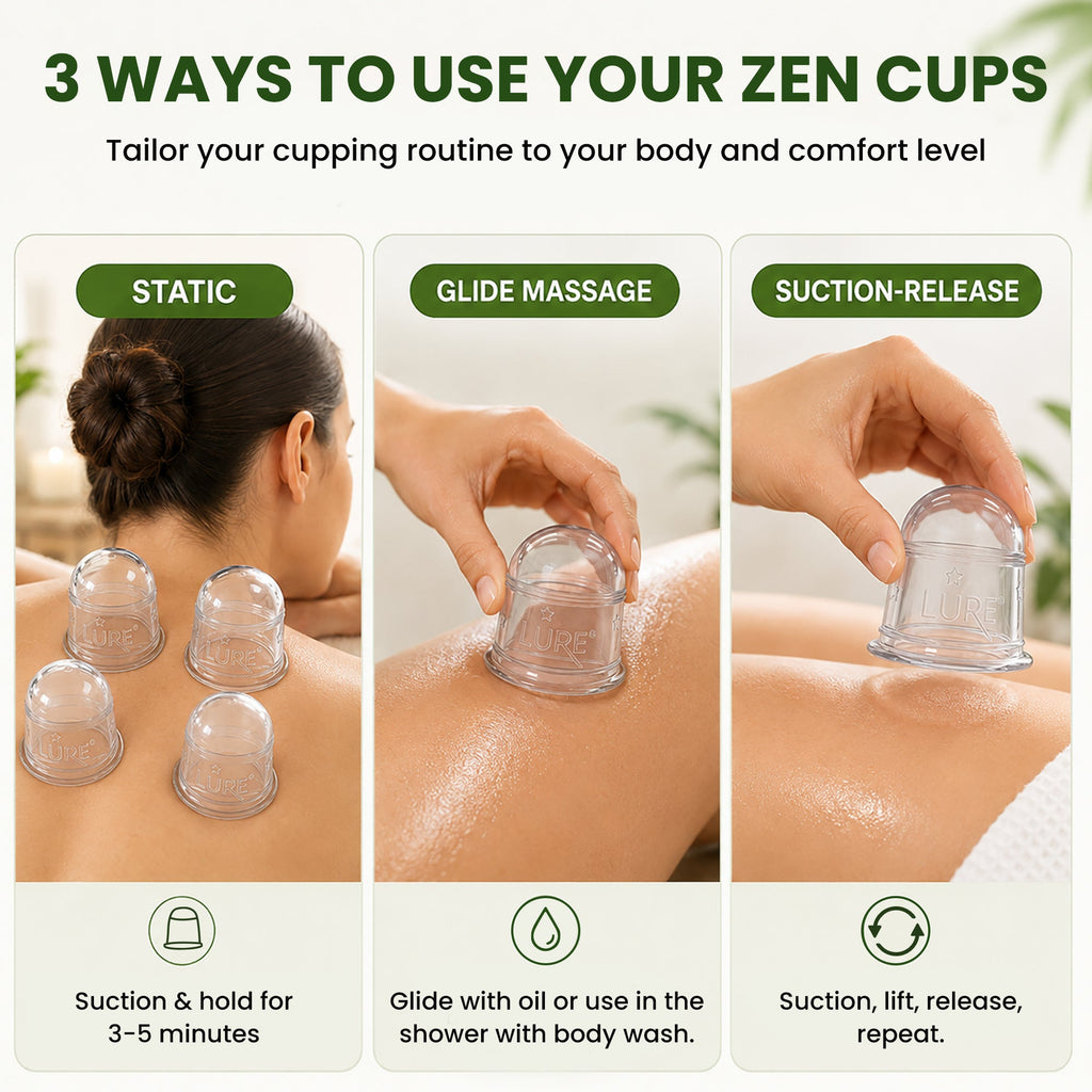 ZEN Cupping Therapy Set - 6 Cups
