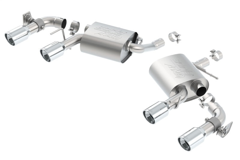 Borla 2016 Chevy Camaro V6 AT/MT ATAK Rear Section Exhaust w/ Dual Mode Valves 11931