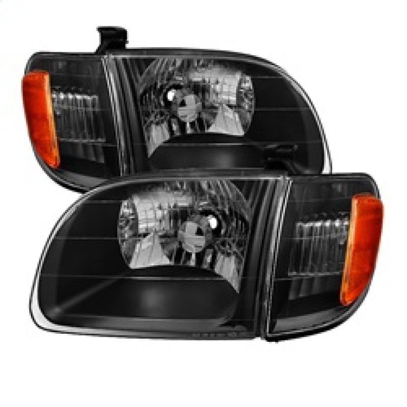 SPYDER Xtune Toyota Tundra Regular/Access Cab 00-04 OEM Style Headlights & Corner Lights HD-JH-TTUN00-AM-BK 9033292