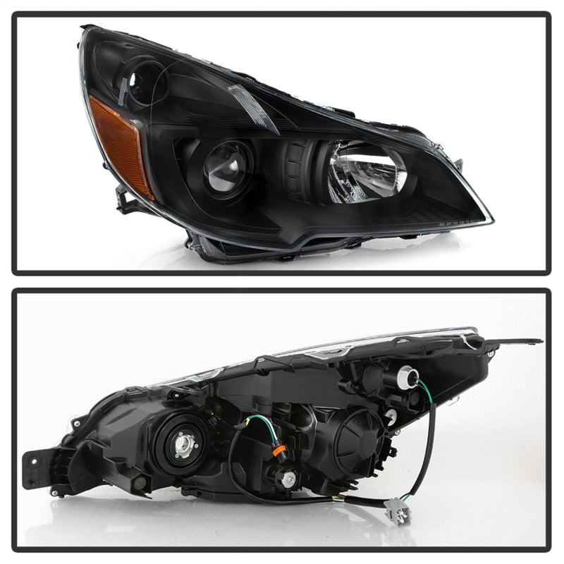 SPYDER xTune 13-14 Subaru Legacy/Outback OEM Style Headlights-Black (HD-JH-SLEG13-AM-BK) 9042317