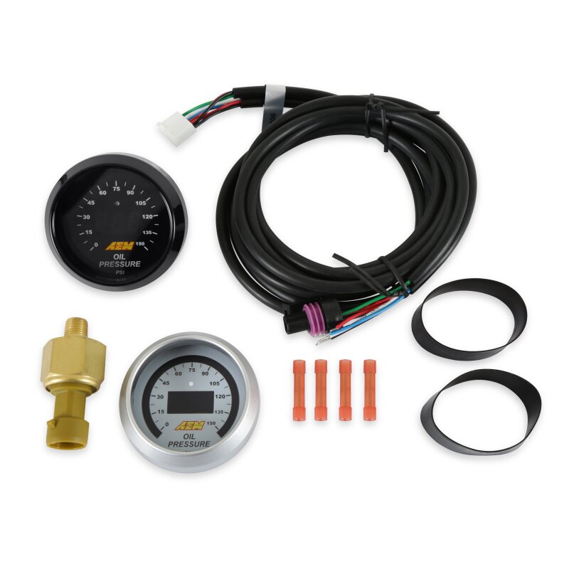 AEM Electronics 52mm Digital Oil Pressure Gauge 0-150 PSI