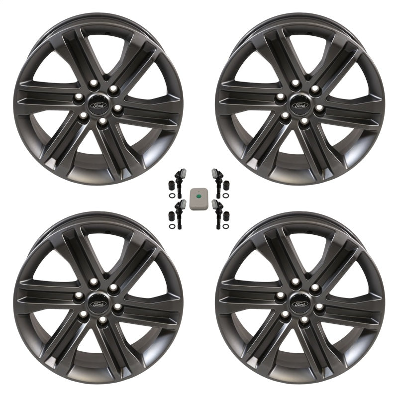 Ford Racing 15-22 F-150 20x8.5 Dark Alloy Wheel Kit M-1007K-S2085F15