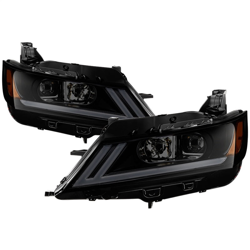 SPYDER xTune 14-18 Chevy Impala (Excl Limited) DRL Halogen Proj Headlights - Blk Smk (PRO-JH-CIM15-LB-BSM) 9042881