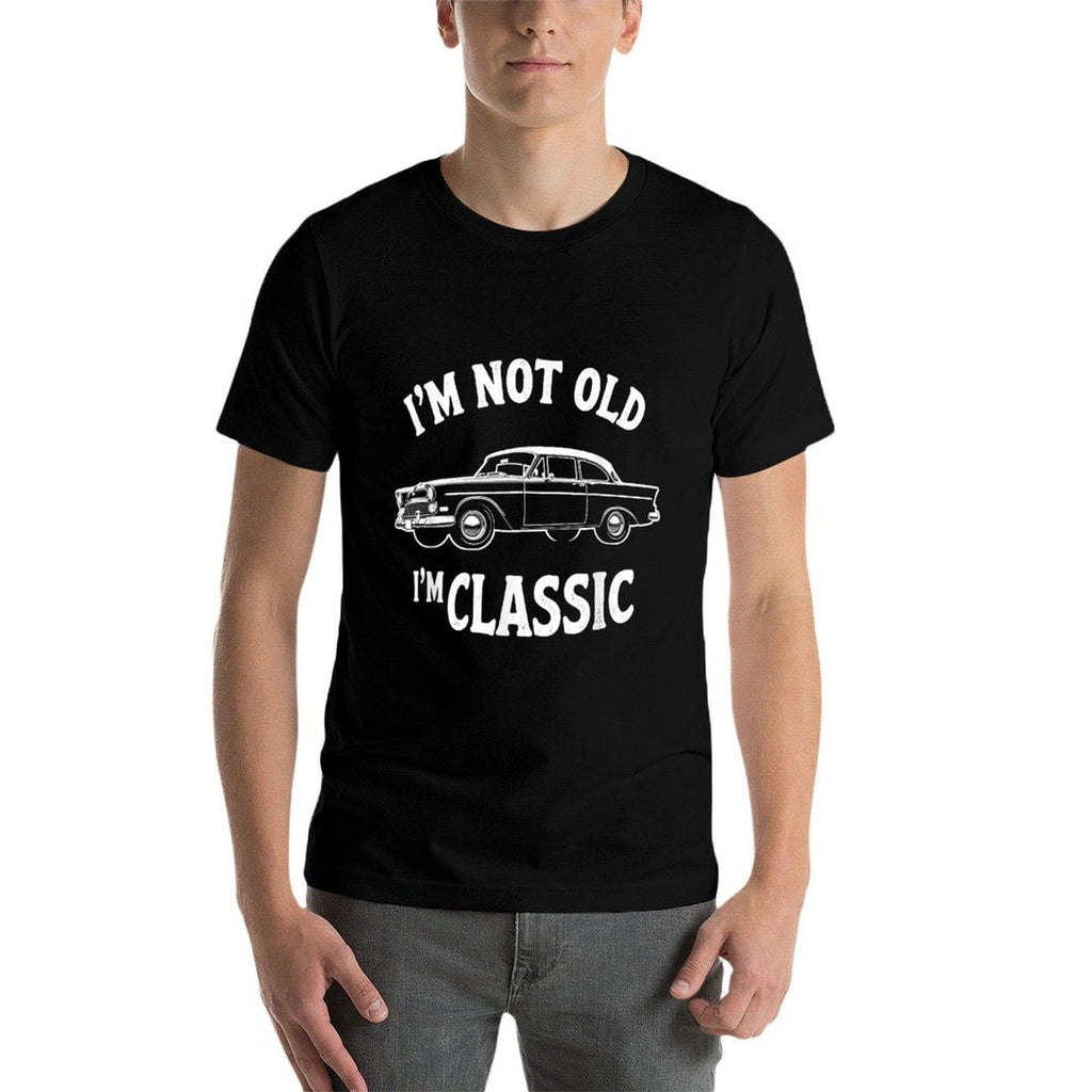 Im Not Old Im Classic Funny Car Graphic - Mens  Womens  Wrinkle-resistant T-Shirt