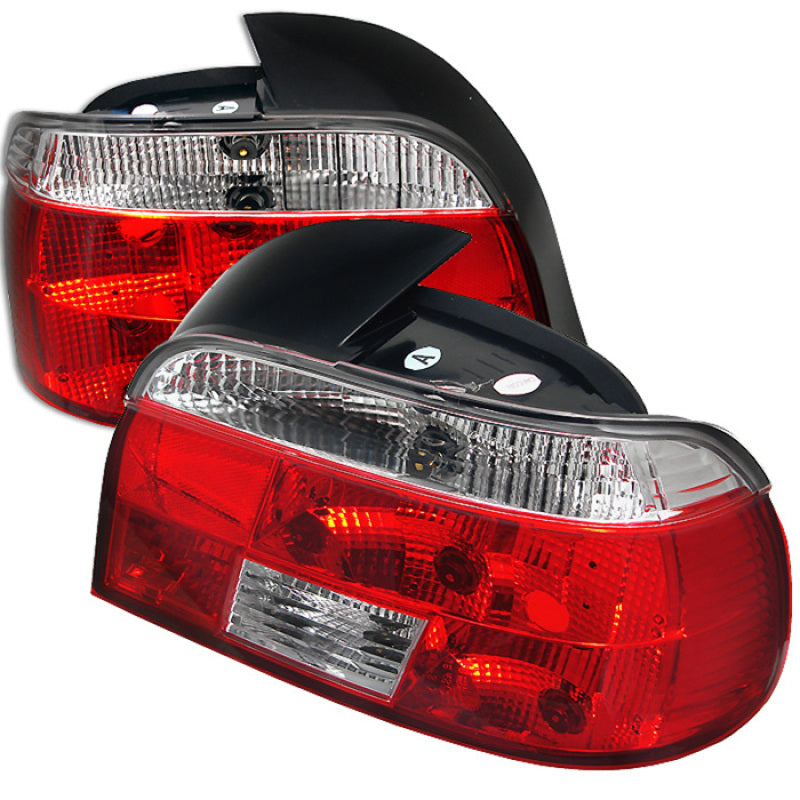 SPYDER BMW E39 5-Series 97-00 Crystal Tail Lights Red Clear ALT-YD-BE3997-RC 5000705