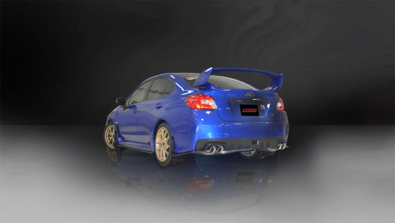 Corsa Performance Catback Exhaust System W/ Polished Tips Subaru WRX STI 2015+
