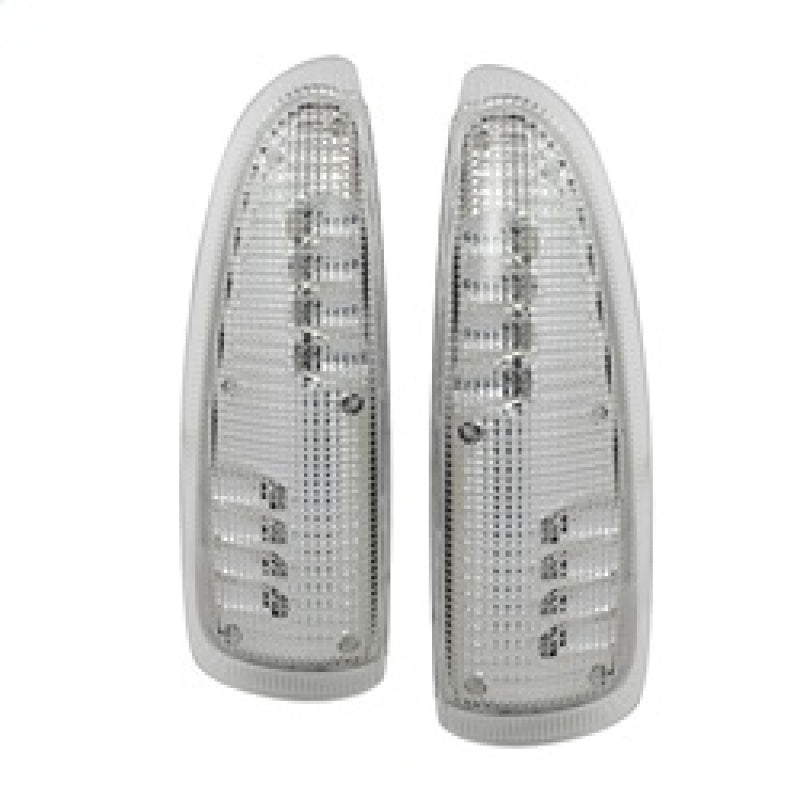 SPYDER xTune Ford Superduty F250-F650 03-07 Amber LED Mirror Signal Lens - Clear ACC-LED-FDSD99-MR-C 9924712