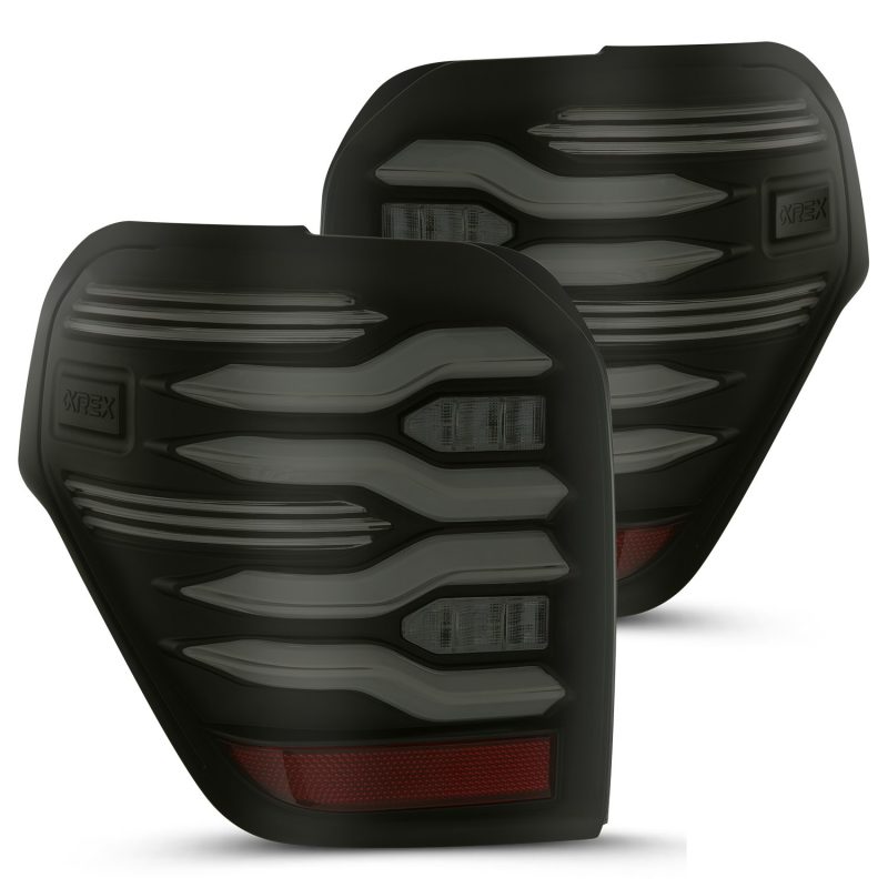 AlphaRex 10-21 Toyota 4Runner LUXX LED Taillights Blk w/Activ Light/Seq Signal 690040 *Discontinued