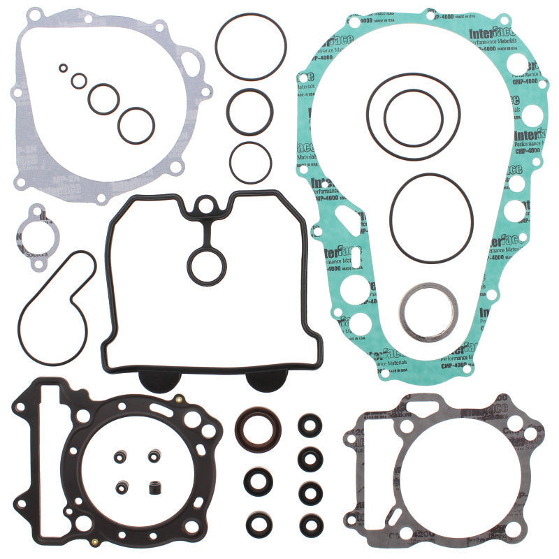 QuadBoss, QuadBoss 04-08 Arctic Cat 400 DVX Complete Gasket Set with Oil Seals – Part Number 564034