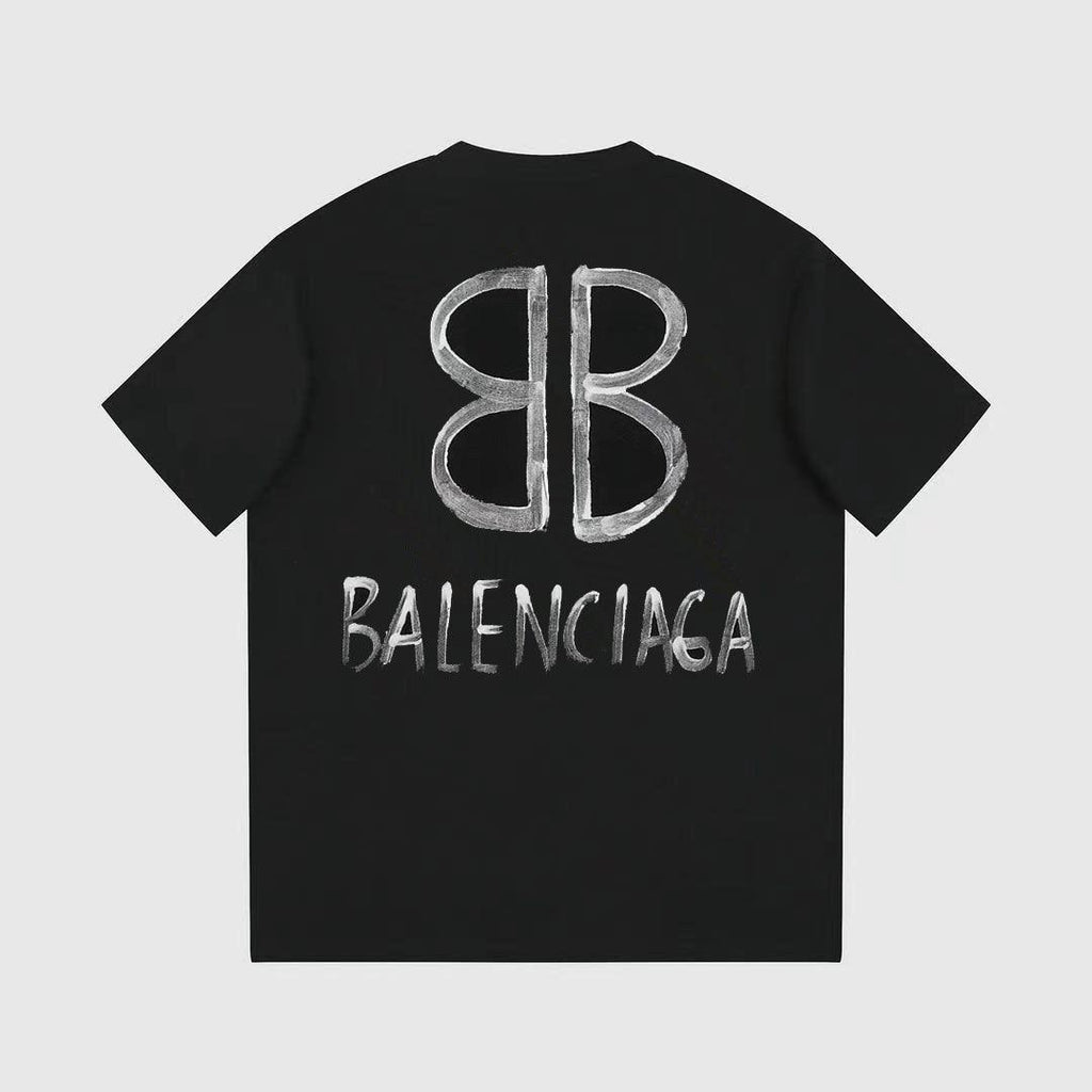 Balenciaga Black T-Shirt Without Collar