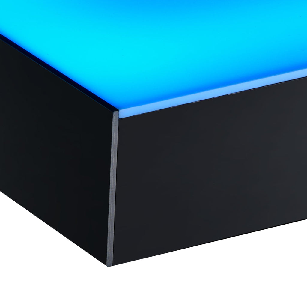 LED Lighted Liquor Bottle Display Bar Shelf RF & App Control 16' 4-Step
