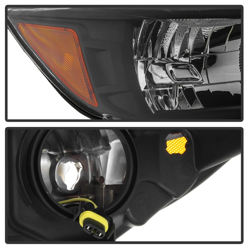 SPYDER xTune 13-16 Ford Escape OEM Style Headlights -Black (HD-JH-FESCA13-AM-BK) 9042454