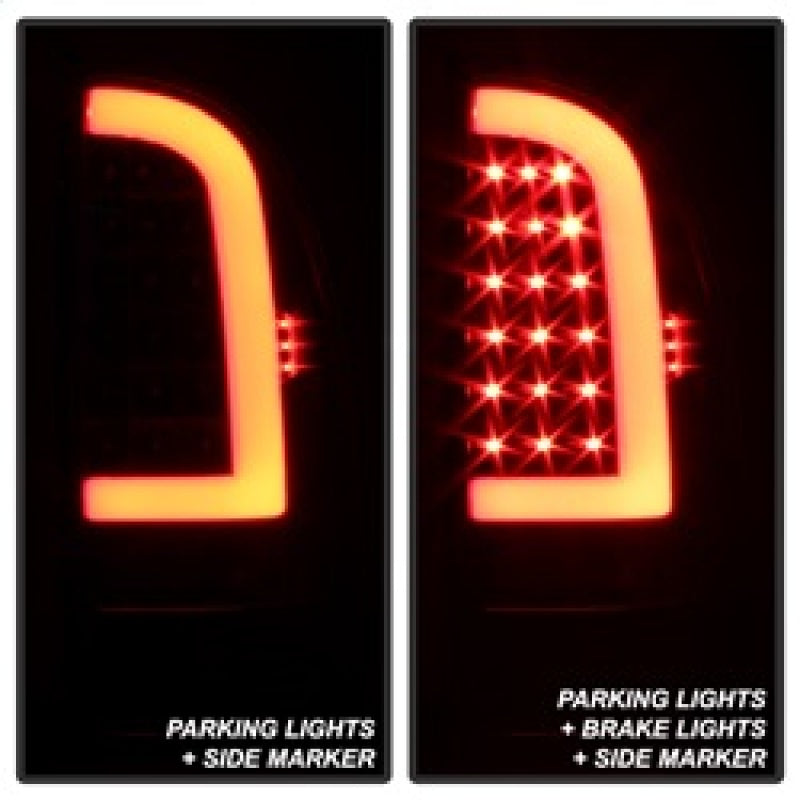 SPYDER xTune Toyota Tacoma 05-15 Tail Lights - Light Bar LED - Black ALT-ON-TT05-LBLED-BK 5082121