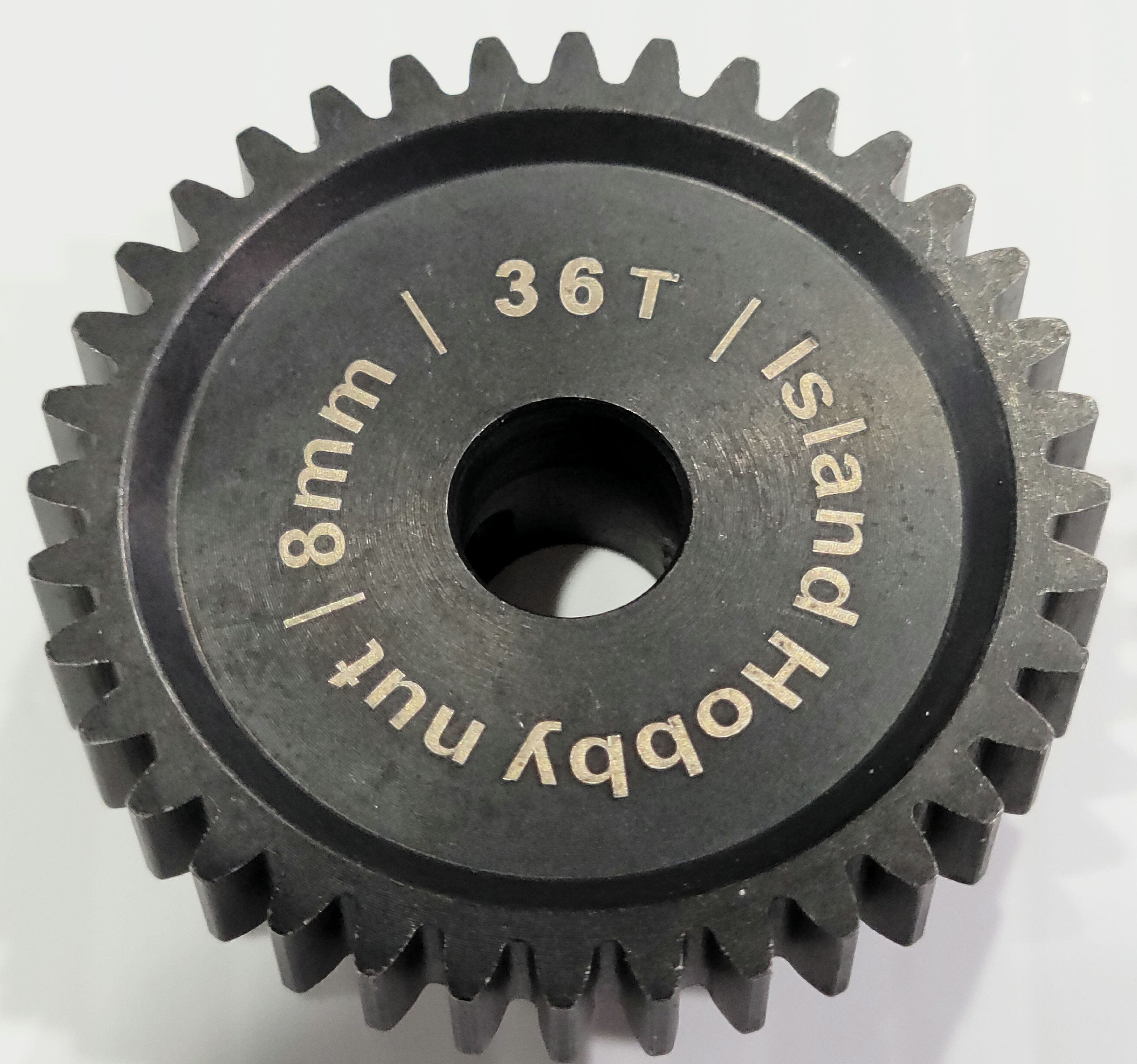 IRonManRc  36T 8MM Mod1 Pinion Gear HARDENED STEEL
