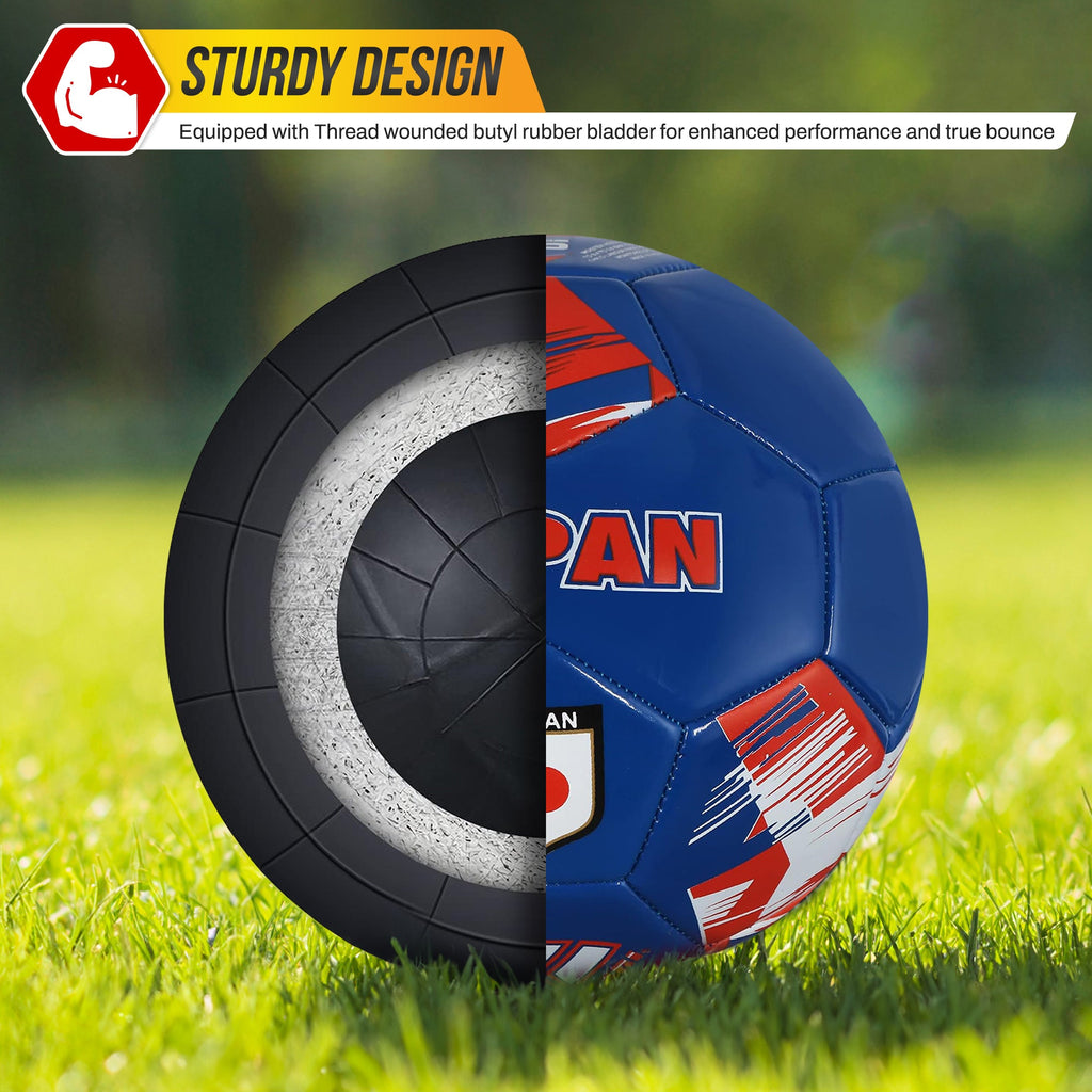 National Team Soccer Balls-Japan Blue