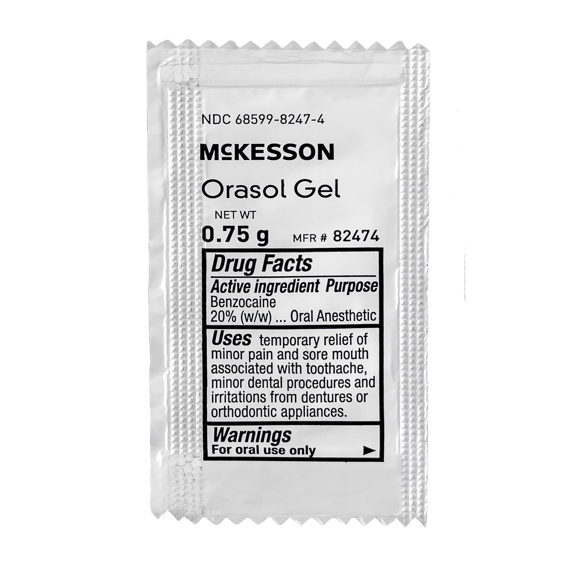 McKesson Benzocaine Oral Pain Relief 82474