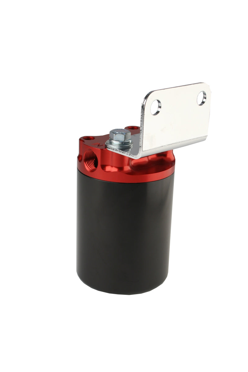 Aeromotive 10 Micron, Red/Black Canister Fuel Filter
