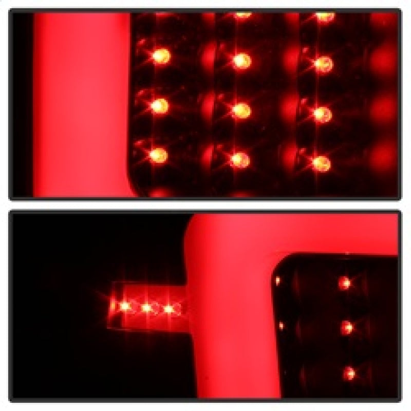 SPYDER xTune 04-15 Nissan Titan Light Bar LED Tail Lights - Black (ALT-ON-NTI04-LBLED-BK) 9038532
