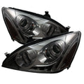 SPYDER Honda Accord 03-07 Projector Headlights LED Halo Amber Reflctr LED Smke PRO-YD-HA03-AM-SM 5010650