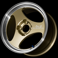 Advan ONI2 15x7.0 / +42 Offset / 4x100 / 63mm Bore / Machining and Champagne Gold YAY5E42ACG
