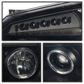 SPYDER Dodge Magnum 05-07 Projector Headlights LED Halo LED Blk Smke Low 9006 PRO-YD-DMAG05-LED-BSM 5078377