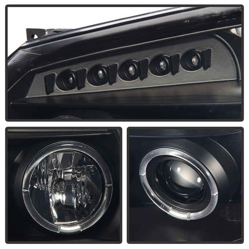 SPYDER Dodge Magnum 05-07 Projector Headlights LED Halo LED Blk Smke Low 9006 PRO-YD-DMAG05-LED-BSM 5078377