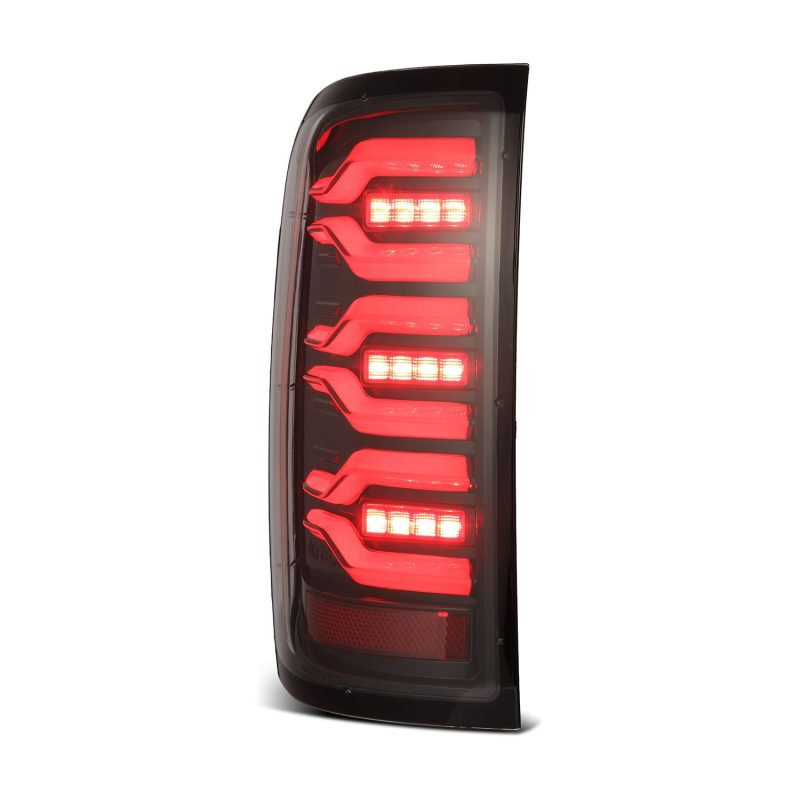 AlphaRex 14-18 Chevy Silverado 1500 Luxx-Series LED Tail Lights Alpha-Black w/Activ Light/Seq Signal 620040 *Discontinued