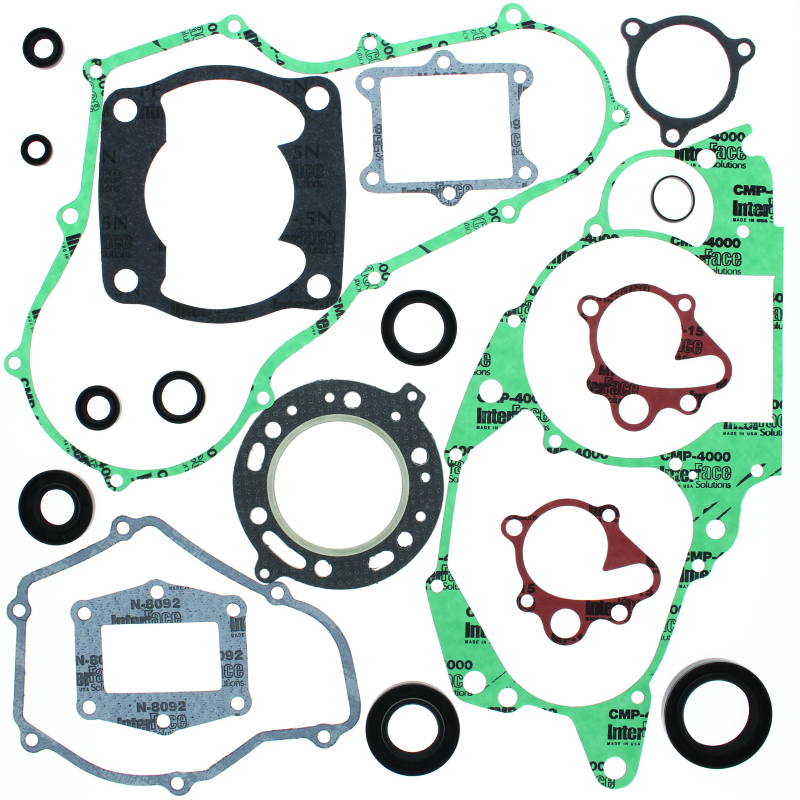 QuadBoss, QuadBoss 85-86 Honda ATC250R Complete Gasket Set with Oil Seals, Part Number 563997