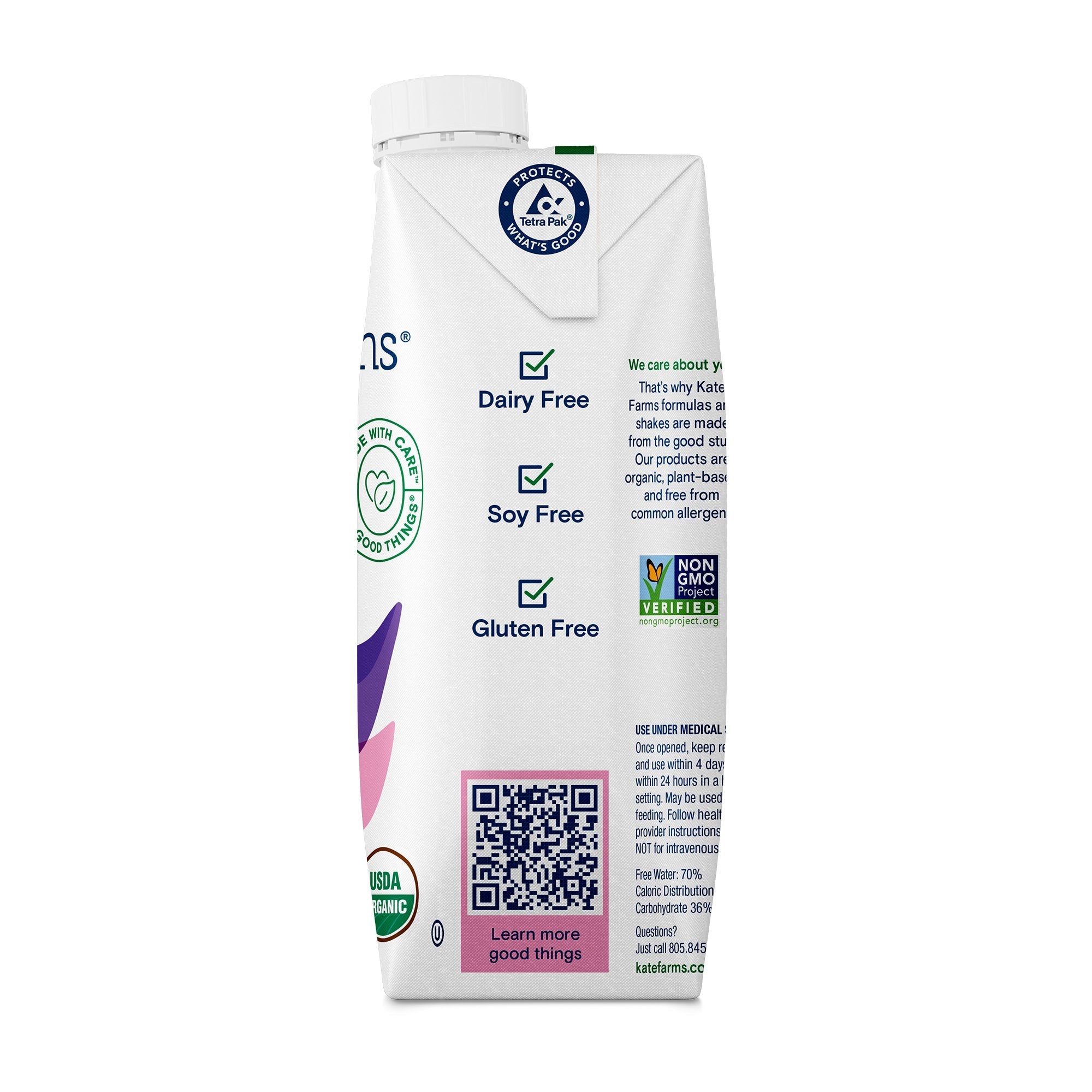 Kate Farms® Peptide 1.5 Vanilla Sole-Source Nutrition Formula, 11-ounce carton 851823006386