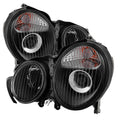 SPYDER Xtune Mercedes Benz W210 E-Class 00-02 Projector Headlights Black PRO-CL-MW21099-BK 5021977
