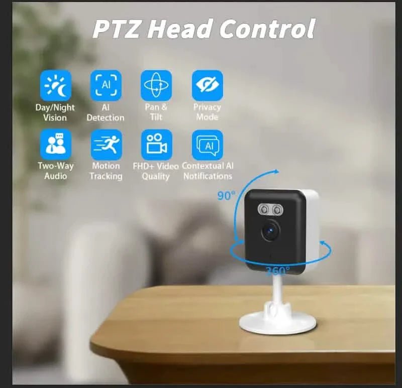 3MP Smart Home Security Camera – Night Vision, Two - Way Audio, Motion Detection, Alexa Compatible - PhishStones Products