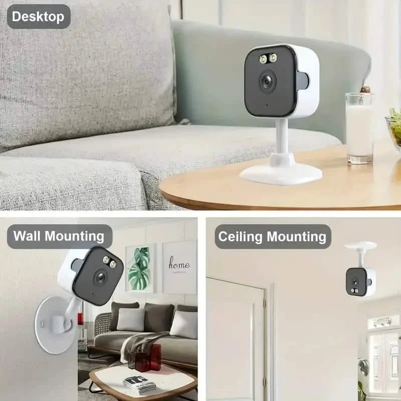 3MP Smart Home Security Camera – Night Vision, Two - Way Audio, Motion Detection, Alexa Compatible - PhishStones Products